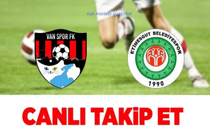 Vanspor Etimesgutspor 1-1 Maç sonucu
