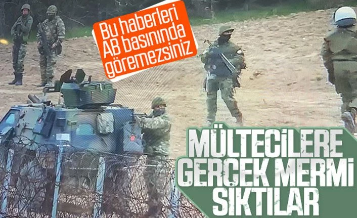 Yunan polisinden mültecilere gerçek mermi
