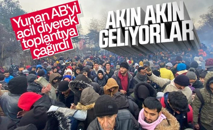 Yunanistan mülteciler için acil toplantı istedi
