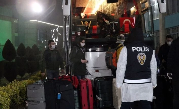 Yurt dışından gelen 226 kişi Sakarya
