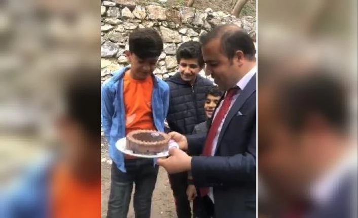 Bahçesaraylı öğrenciye çifte sürpriz