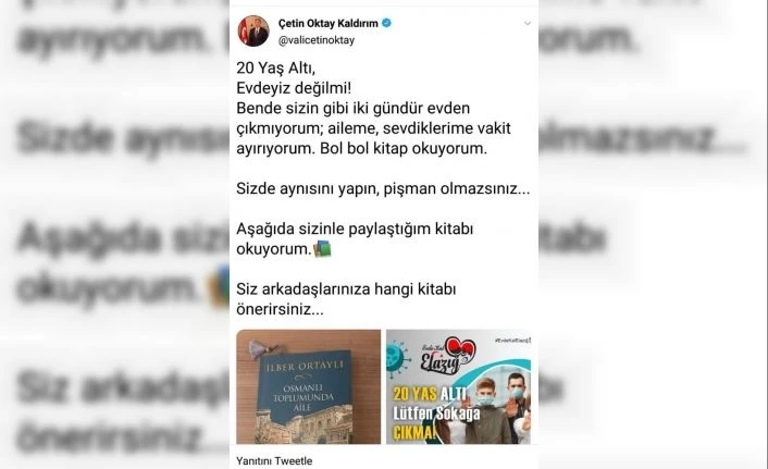 Elazığ Valisi "kitap okuyorum" dedi,gençlere binlerce kitap toplandı
