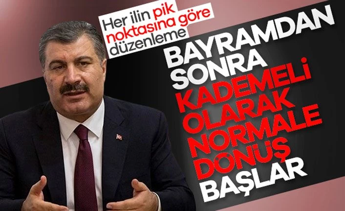 Fahrettin Koca normalleşmenin başlayabileceği zamanı açıkladı
