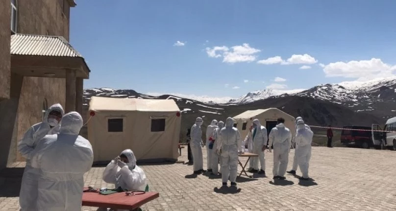 Van'ın Örmetaş mahallesinde vaka sayısı 46 oldu
