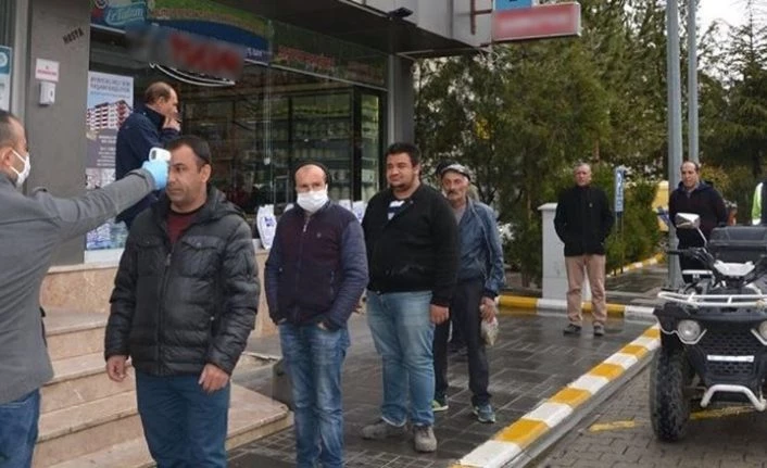 İliç Belediyesi’nde ’ateş ölçümü’