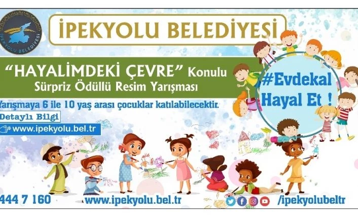 İpekyolu Belediyesinden “hayalimdeki çevre” konulu resim yarışması