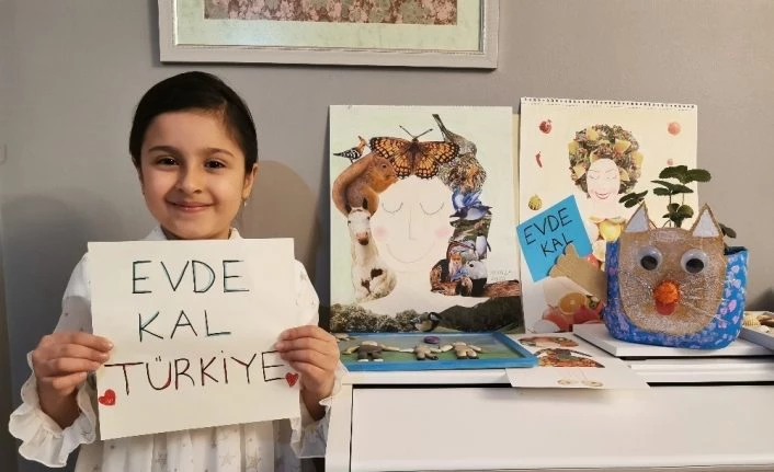 (Özel) İlkokul öğrencisi atık malzemeleri geri dönüşüme kazandırıyor