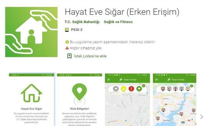 Sağlık Bakanlığı’nın ‘Hayat Eve Sığar’ uygulaması güncel yayında!