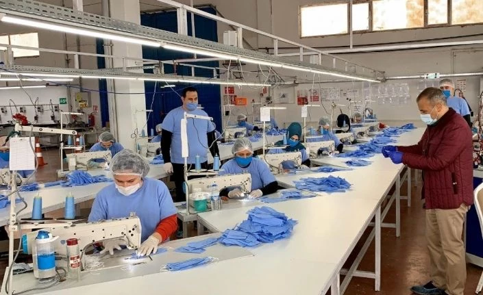 Tunceli’de 200 bin adet maske üretimine başlandı