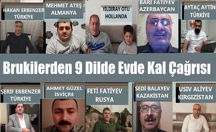Van'da Buruki aşiretinden 9 dilde ‘evde kalın’ çağrısı