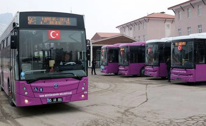 Van'da toplu ulaşımda maskeli seyahat şartı