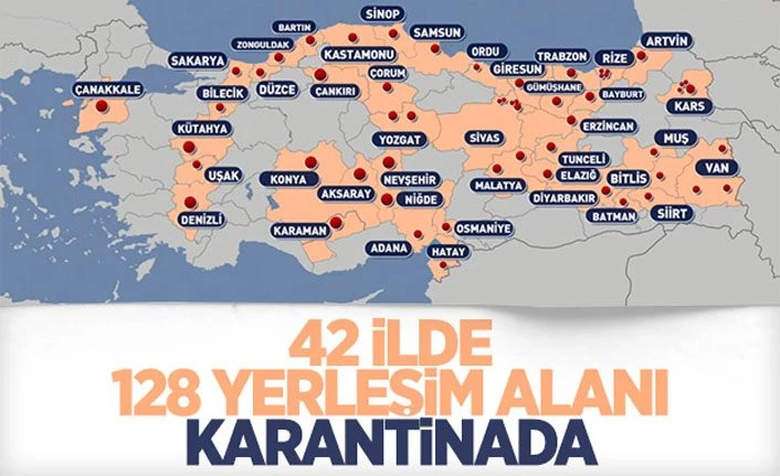 Van'ında içinde yer aldığı karantinaya alınan yerlerin sayısı artıyor
