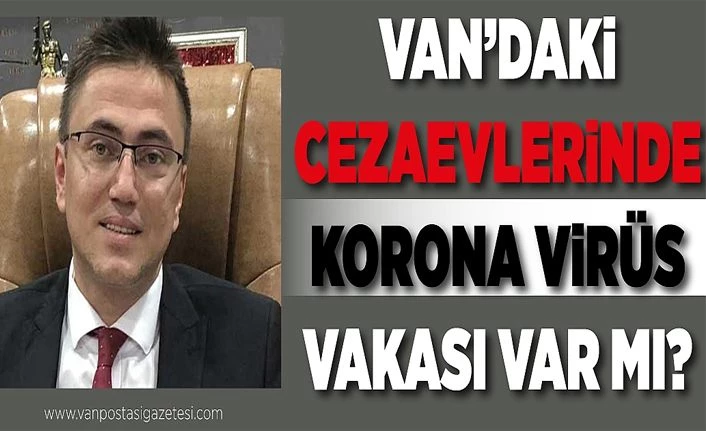 Van’daki cezaevlerinde korona virüs vakası var mı?