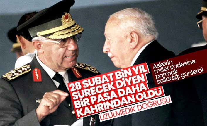 28 Şubat'ın kritik ismi İsmail Hakkı Karadayı öldü