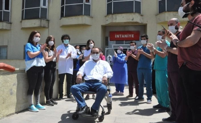 48 gündür korona virüs tedavisi gören hasta taburcu edildi