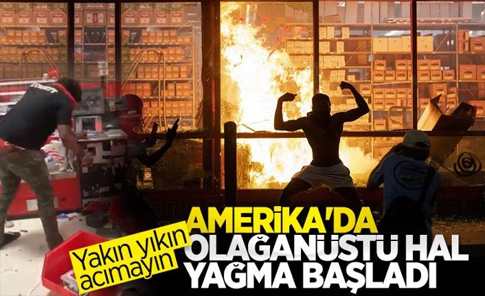 ABD’deki gösterilerde marketi yağmalayan kişi öldürüldü