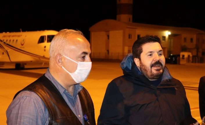 Ambulans Uçak Kübra bebek için Ağrı’dan Ankara’ya havalandı