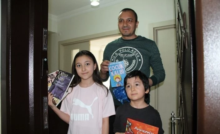 Bingöl’de evinde kalana kitap servisi