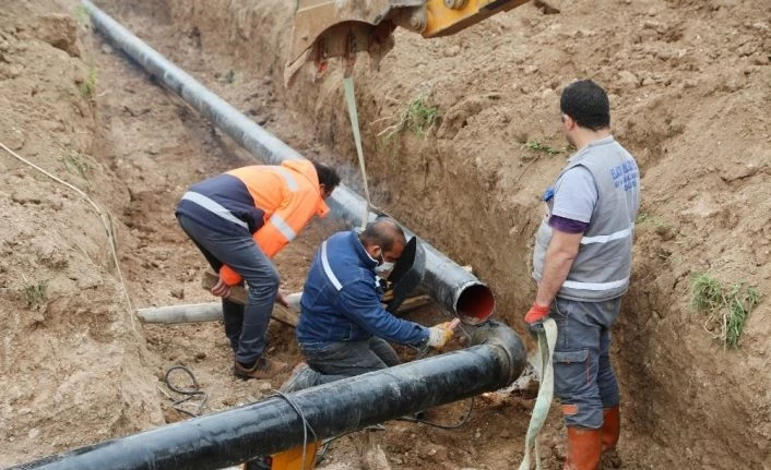 Elazığ’da içme suyu ana terfi hattı yenileneme çalışması