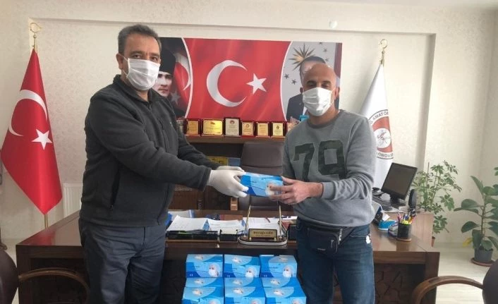 Elazığ’da, spor kulüplerine 7 bin maske