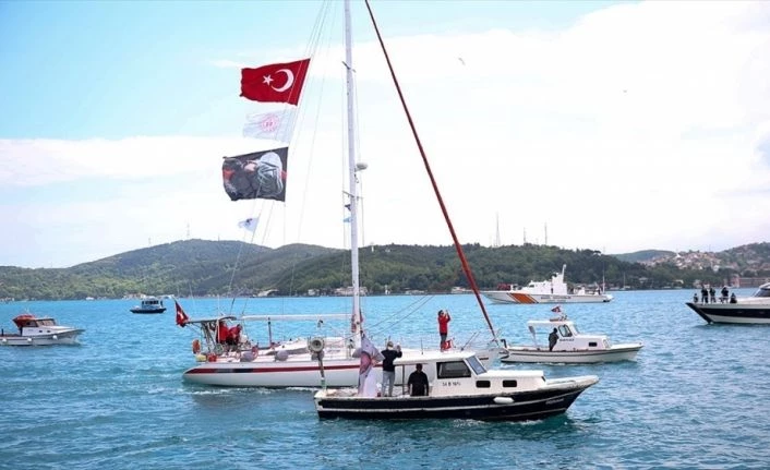 Fetih coşkusu İstanbul Boğazı