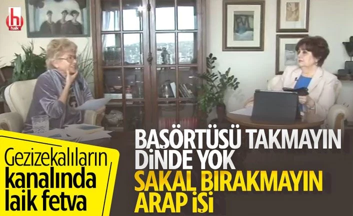 Halk TV'de gündem başörtü ve sakal