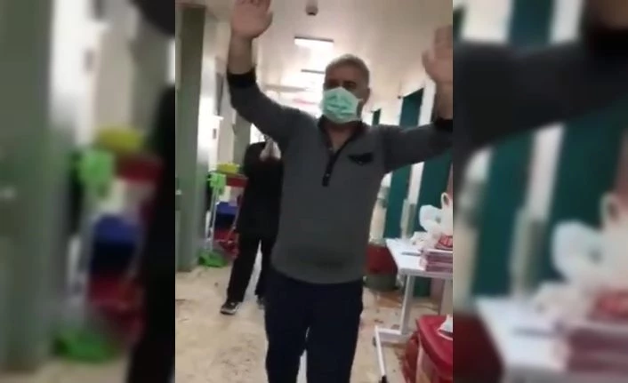 Korona’yı yendi "Hayat Bayram Olsa"şarkısı ile uğurlandı