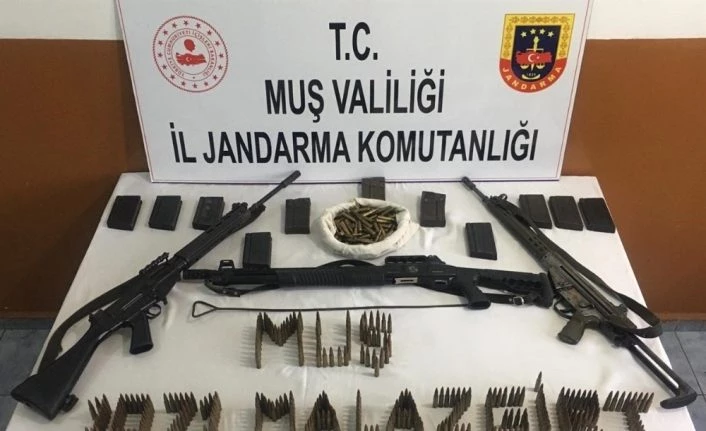 Muş’ta terör operasyonu: silah ve mühimmat ele geçirildi