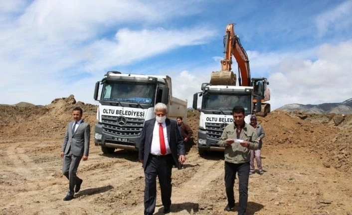 Oltu Organize Sanayide çalışmalara başladılar