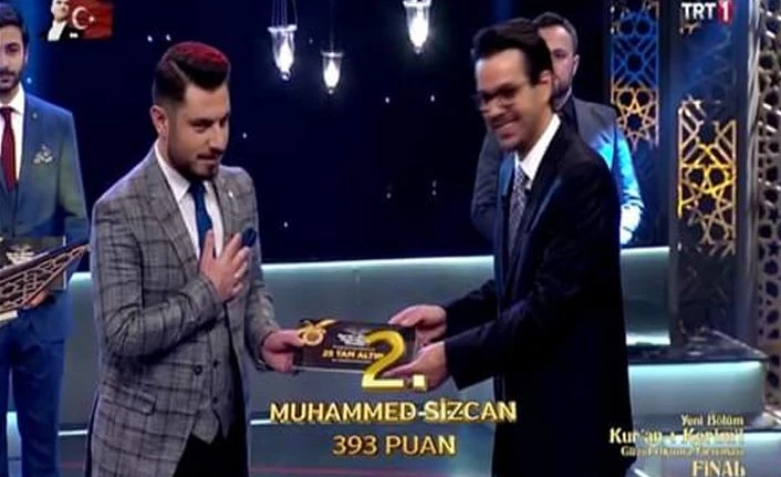 TRT'nin düzenlediği Kur'an-ı Kerim'i Güzel Okuma Yarışmasına katılan Sizcan Van’ın gururu oldu