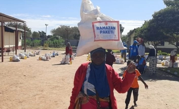 Türkiye Diyanet Vakfından Zimbabveli ailelere ramazan yardımı