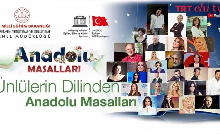 Ünlü isimler TRT EBA kanallarından çocuklara masal anlatmaya başladı