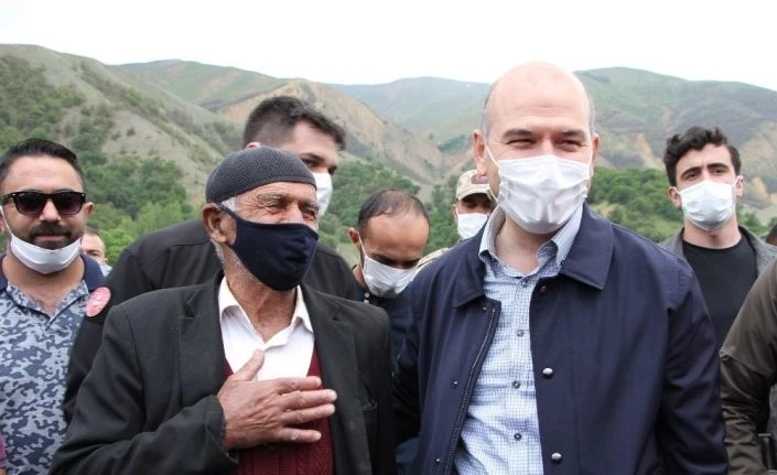 Bakan Soylu açıkladı, Bingöl’de evleri yıkılana çelik konstrüksiyonlu ev yapılacak