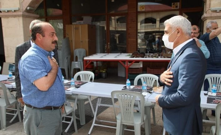 Başkan Güder’den Şire Pazarı esnafına sokak müjdesi