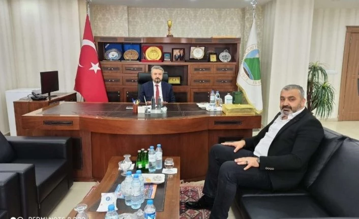 Başkan Özbek’ten Başkan Taş’a ziyaret