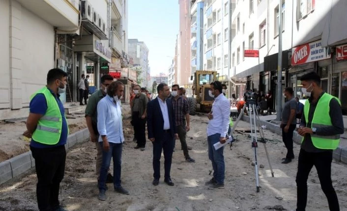 İpekyolu Belediye Başkan Vekili Aslan çalışmaları yerinde inceledi