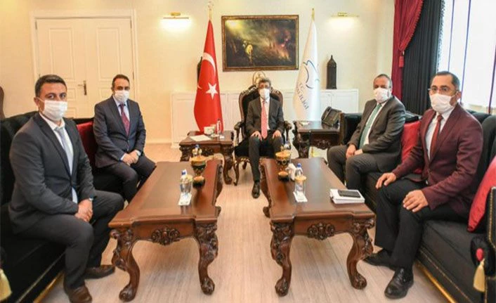 Çevre ve Şehircilik İl Müdürlüğü heyetinden Van Valisi Bilmez’e ziyaret
