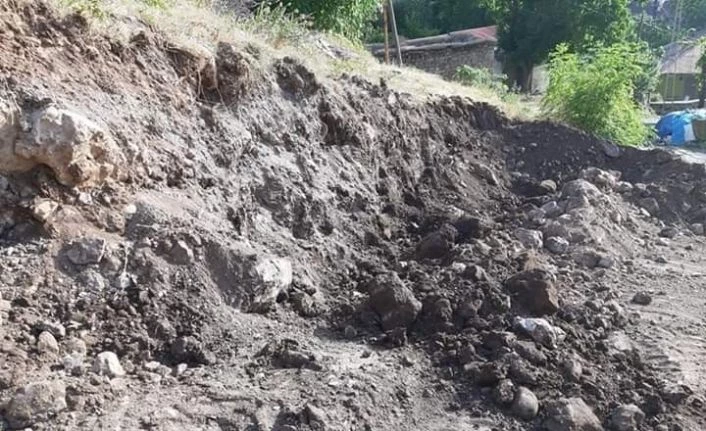 Çukurca Belediyesinden yol yapım çalışması