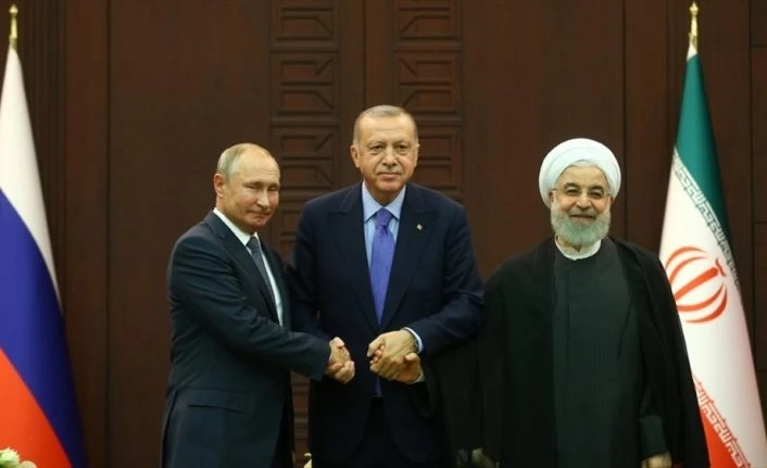 Cumhurbaşkanı Erdoğan, Putin ve Ruhani yarın Suriye