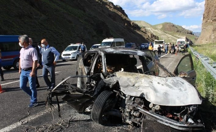 Erzurum’da feci kaza: 2 ölü, 3 yaralı