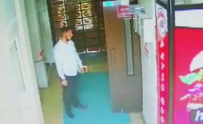 Güpegündüz gerçekleşen hırsızlık anı kamerada