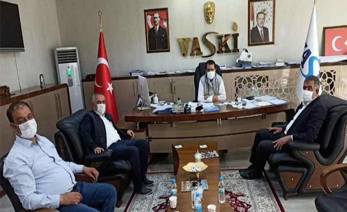 Hak-İş Van İl Başkanı Efeoğlu'ndan VASKİ Genel Müdürü Kaplan’a ziyaret