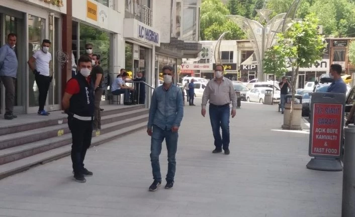 Hakkari’de maske denetimi