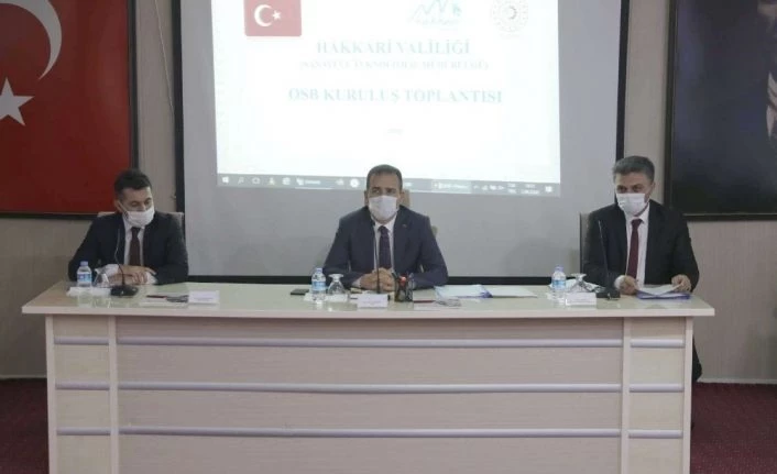 Hakkari’de ‘organize sanayi bölgesi’ konulu toplantı