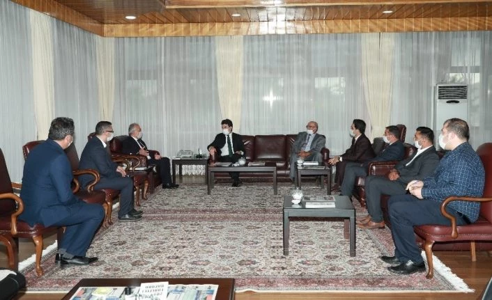 İspir heyetinden ilçe gelişimine yönelik önemli ziyaret
