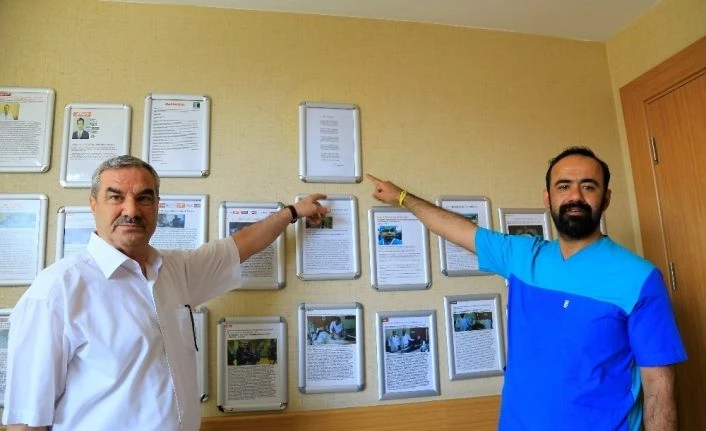 İyileşen hastadan doktoruna şiirli teşekkür
