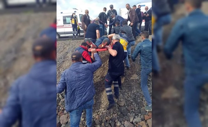 Kars’ta trafik kazası: 1 yaralı