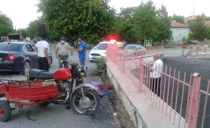Malatya’da motosiklet kazası: 1 ağır yaralı