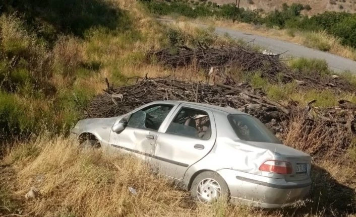 Malatya’da otomobil takla attı: 4 yaralı