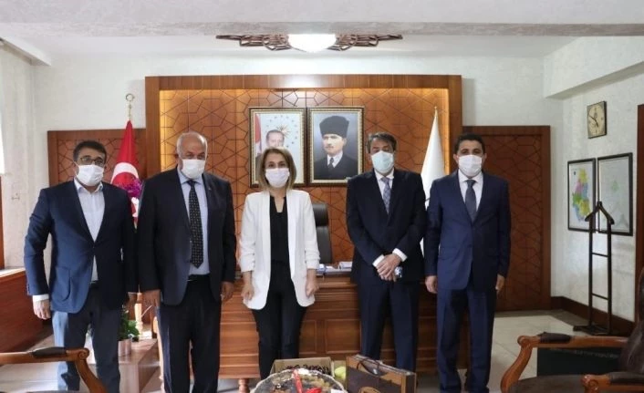 Nevşehir Valisi Becel’e Malatyalılardan hayırlı olsun ziyareti